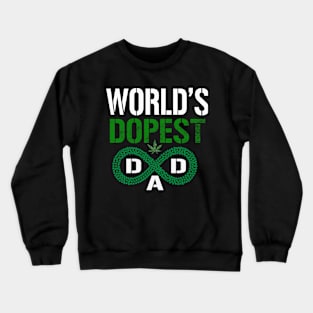 World's Dopest Dad Crewneck Sweatshirt